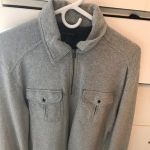 Banana republic quarter zip sweater